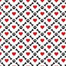 Permanent Vinyl -Dog Bone Heart White - Permanent Vinyl / Printed Permanent Vinyl