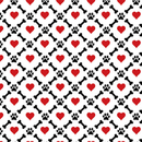 Permanent Vinyl -Dog Bone Heart White - Permanent Vinyl / Printed Permanent Vinyl