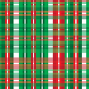 Pattern Permanent Vinyl- Christmas Plaid- Permanent Vinyl / Printed Permanent Vinyl
