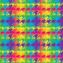 Permanent Vinyl -Houndstooth Rainbow- Permanent Vinyl / Printed Permanent Vinyl