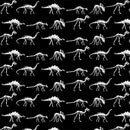 Permanent Vinyl -Dinosaur Bones on Black- Permanent Vinyl / Printed Permanent Vinyl