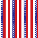Pattern Permanent Vinyl- USA Flag Stripes - Permanent Vinyl / Printed Permanent Vinyl