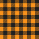 Pattern Permanent Vinyl- Buffalo Plaid Orange- Permanent Vinyl / Printed Permanent Vinyl