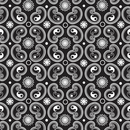 Permanent Vinyl -White on Black Bandana  - Permanent Vinyl / Printed Permanent Vinyl