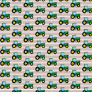 Pattern Permanent Vinyl- Tractors Green - Permanent Vinyl / Printed Permanent Vinyl