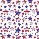 Permanent Vinyl -Multi Flag Stars - Permanent Vinyl / Printed Permanent Vinyl