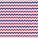 Permanent Vinyl -Mini Chevron RWB-Permanent Vinyl / Printed Permanent Vinyl