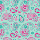 Permanent Vinyl -Wicked Watermelon Paisley -Permanent Vinyl / Printed Permanent Vinyl