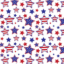 Permanent Vinyl -Multi Flag Stars - Permanent Vinyl / Printed Permanent Vinyl