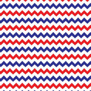 Permanent Vinyl -Mini Chevron RWB-Permanent Vinyl / Printed Permanent Vinyl