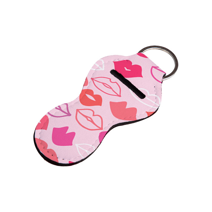 Sublimation Blank Lop Balm Holder Key Chain