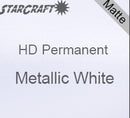 Matte Metallic White StarCraft Permanent Vinyl