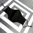 Black 100% Cotton Face Mask With Filter Pocket / Blank Face Mask / Adjustable Face Mask / Face Mask