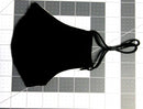 Black 100% Cotton Face Mask With Filter Pocket / Blank Face Mask / Adjustable Face Mask / Face Mask