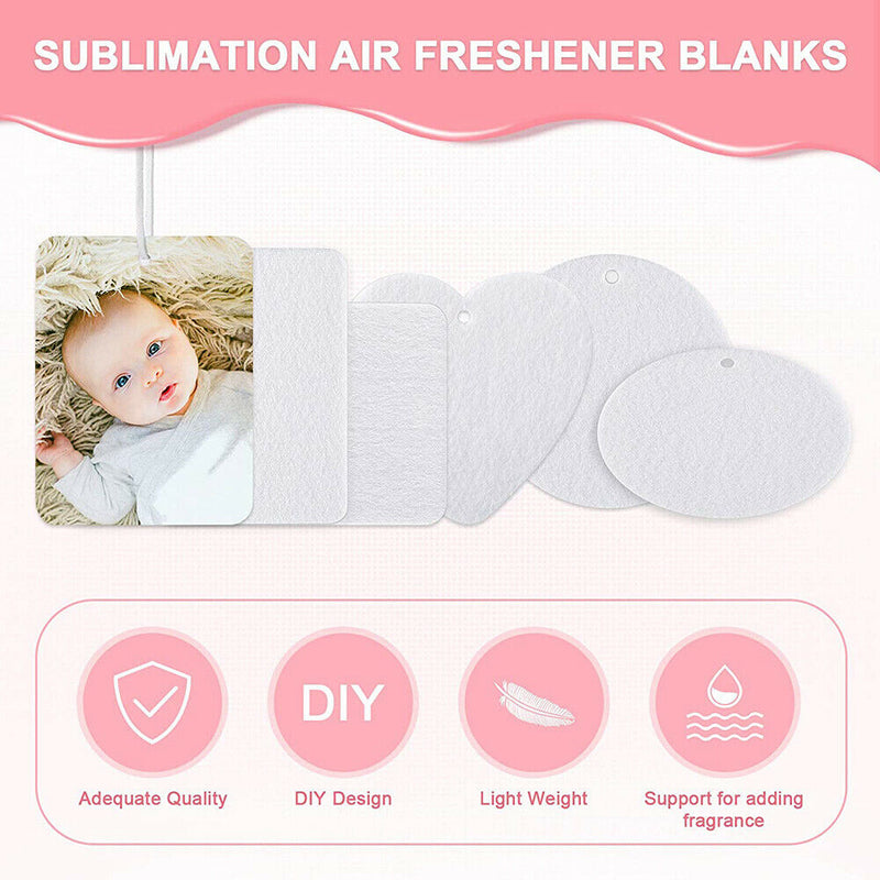 Air Fresheners - Set of 10 - Blank Sublimation