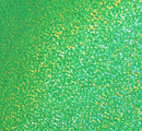 Holographic Sparkle Fluorescent Green | Permanent Adhesive Vinyl