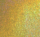 Holographic Sparkle Gold Permanent Vinyl | Permanent Adhesive Vinyl