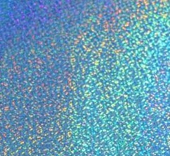 Holographic Sparkle Light Blue Permanent Vinyl | Permanent Adhesive Vinyl