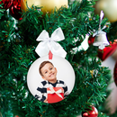 GLASS ORNAMENT 3.5" FOR SUBLIMATION | Christmas Ornament | Blank Ornaments