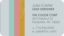 WHITE GLOSS ALUMINUM BUSINESS CARD (2-SIDED) - 2" X 3.5"