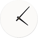 SUBLIMATION WHITE ALUMINUM WALL CLOCK KIT - 8.125" CIRCLE