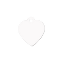 Sublimation White Heart Pet Tag | Sublimation Blanks